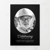 Celebration Of Life Obituary Service Order Funeral Drieluik Programma (Cover)