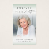 Celebration of Life Photo Funeral Prayer Card (Devant)