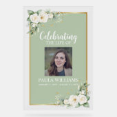 Celebration of Life Photo Funeral Welcome  (Recto)