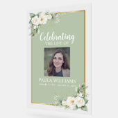 Celebration of Life Photo Funeral Welcome  (Angle)