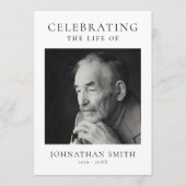 Celebration of Life Photo Memorial Funeral Programma (Voorkant)