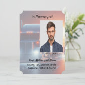 Celebration of Life Semi-Truck Tractor-trailer  Kaart (Staand voorkant)