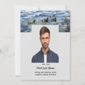 Celebration of Life Service, Lake Ducks Birds Kaart (Voorkant)