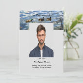 Celebration of Life Service, Lake Ducks Birds Kaart (Staand voorkant)