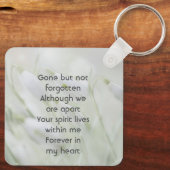  Celebration of Life  Snowdrop Flowers Sleutelhanger (Achterkant)