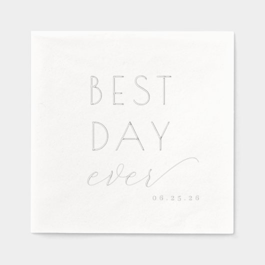 Célébration Typographique Grise Joyeuse (Recto)