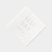 Célébration Typographique Grise Joyeuse (Droite)