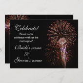 Celebration Wedding Kaart (Voorkant / Achterkant)