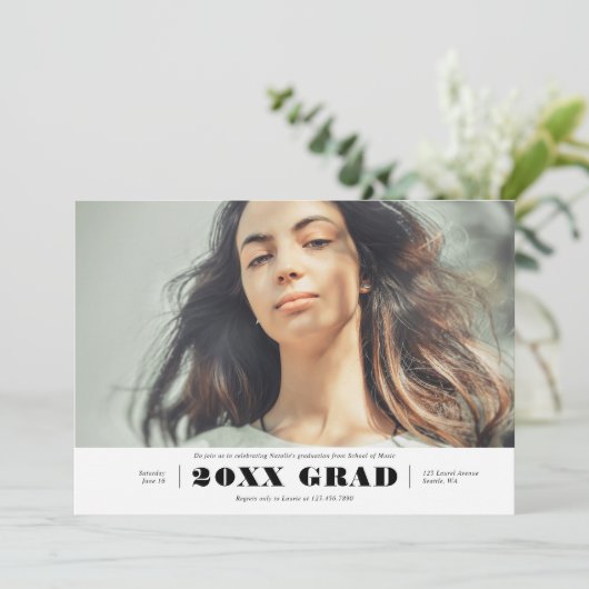 Célébrations Faire-part de diplôme (Debout devant)