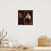 Célèbre affiche graphique et dicton yiddish (Cuisine)