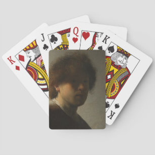 Célèbre chef-d'oeuvre d'art sur les cartes à jouer