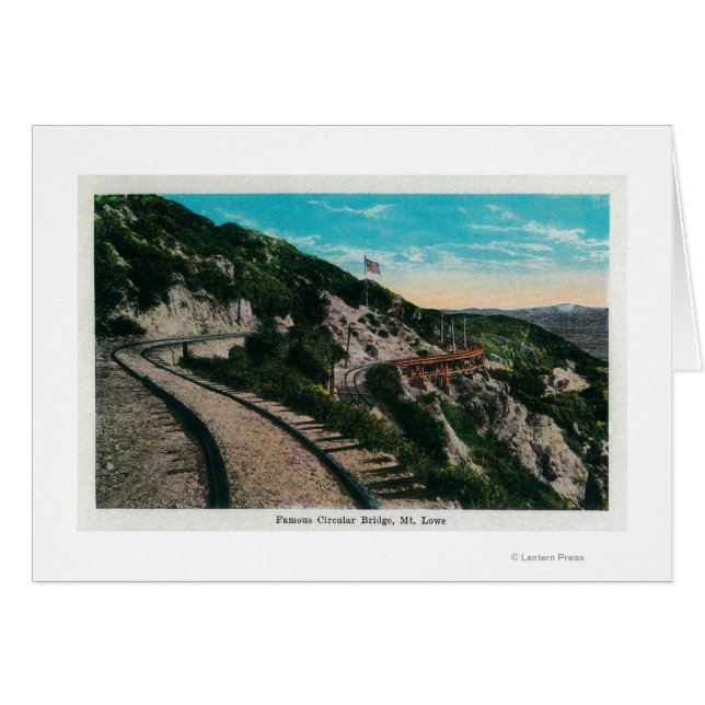 Célèbre Pont Circulaire, Mt. LoweMt. Lowe, CA (Devant horizontal)