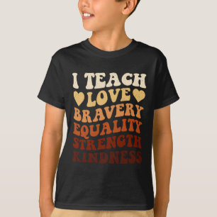 Celebreer de Black History Month ik doceer zwarte T-shirt