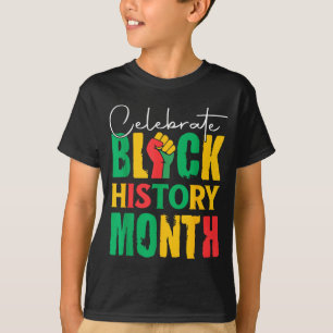 Celebreer de maand van de zwarte geschiedenis voor t-shirt
