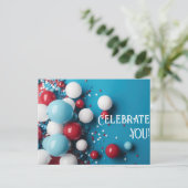 Celebreer JOU! Briefkaart (Staand voorkant)