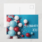 Celebreer JOU! Briefkaart (Voorkant / Achterkant)