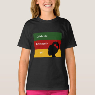 Celebreer Juneteenth 1865 Meisjes T-Shirt