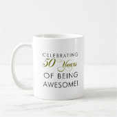 Célébrer 50 Ans D'Être Une Mug Magnifique (Gauche)