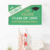 CÉLÉBRER ! Bannière de réunion de classe 50 ans (En situation)