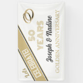 CÉLÉBRER ! Bannière du 50 ans d'or (Vertical)