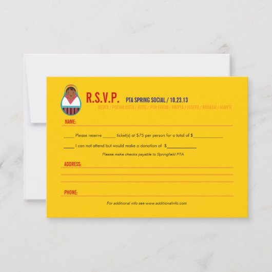 Célébrer Culture & Diversité Événement RSVP (Devant)