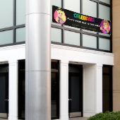 "CÉLÉBRER" Fierté personnalisée Parade / Bannière  (Bâtiment extérieur)