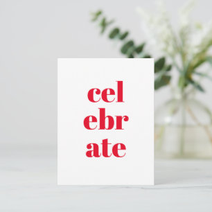 Célébrer la carte de Noël