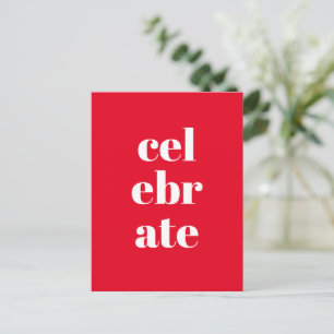 Célébrer la carte de Noël
