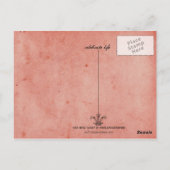 Célébrer la carte postale vie (Dos)