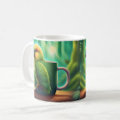 Célébrer la conservation : Kakapo Magic Mug dévoil (Devant gauche)