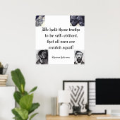 CÉLÉBRER LA LIBERTÉ POSTER (Bureau à domicile)