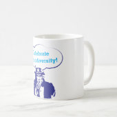 CÉLÉBRER LA NEURODIVERSITÉ UNCLE SAM COFFEE MUG (Devant droit)