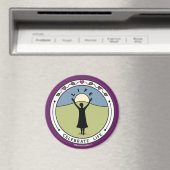 Célébrer la vie A_Round Magnet 3" (In Situ (Lave-vaisselle))