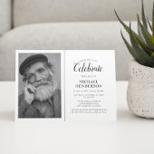 Célébrer La Vie De | Invitation commémorative funé