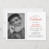 Célébrer La Vie De | Invitation commémorative funé (Devant)