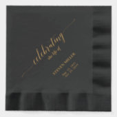 Célébrer la vie | Élégant Script Memorial Funeral (Recto)