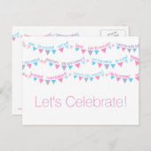 Célébrer le thème Modèles de carte postale (Devant / Derrière)