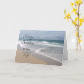 CÉLÉBRER VOTRE ANNIVERSAIRE SUR LA CARTE DE PLAGE (Fleur jaune)