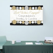 Célébrez avec cette bannière de fiançailles person (Salon professionnel)