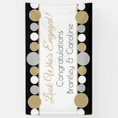 Célébrez avec cette bannière de fiançailles person (Vertical)