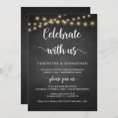 Célébrez avec nous, Faire-part de mariage intime r (Devant / Derrière)