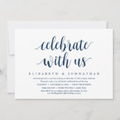 Célébrez avec nous, Invitation au dîner d'élopemen (Devant)