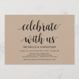 Célébrez avec nous les invitations de mariage en f