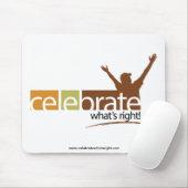Célébrez ce qui est tapis de souris droit (Avec souris)