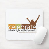 Célébrez ce qui est tapis de souris droit (Avec souris)