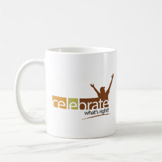 Célébrez ce qui est tasse droite - logo