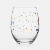 Célébrez, Confetti et Gâteau Verre à Vin Stemless (Droite)