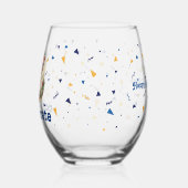Célébrez, Confetti et Gâteau Verre à Vin Stemless (Gauche)