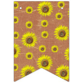 Célébrez la bannière brune et jaune de tournesol (Premier drapeau)