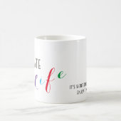 "Célébrez la vie" Café Mug (Centre)